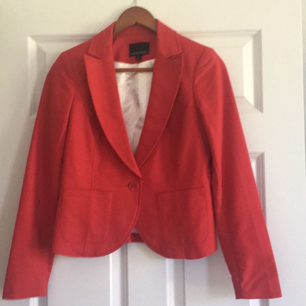 Red summer blazer